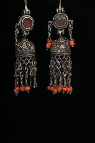 0485 khalka (ear-rings)Khorezm , nineteenth century